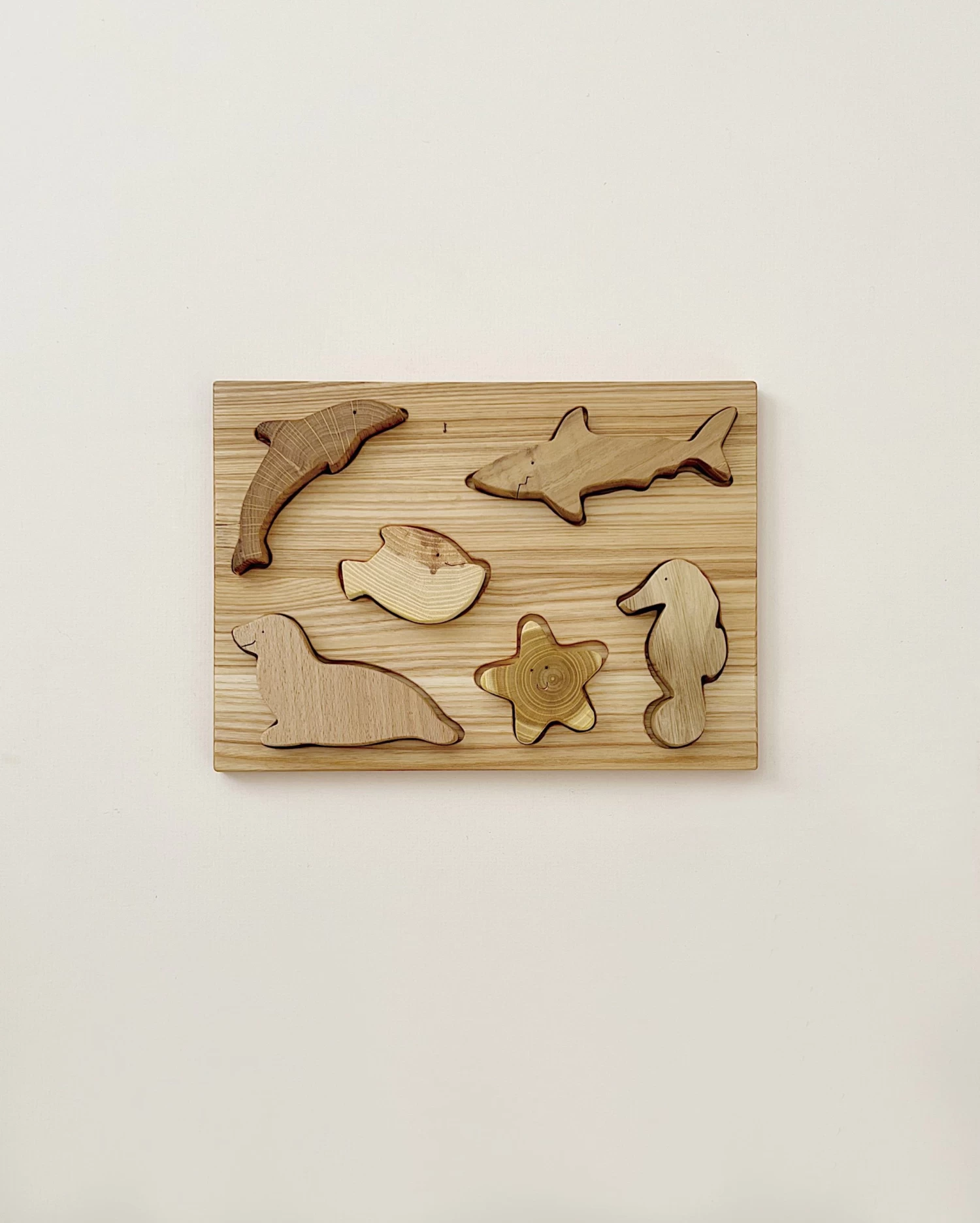Handmade Wooden Ocean Puzzle - Image 3