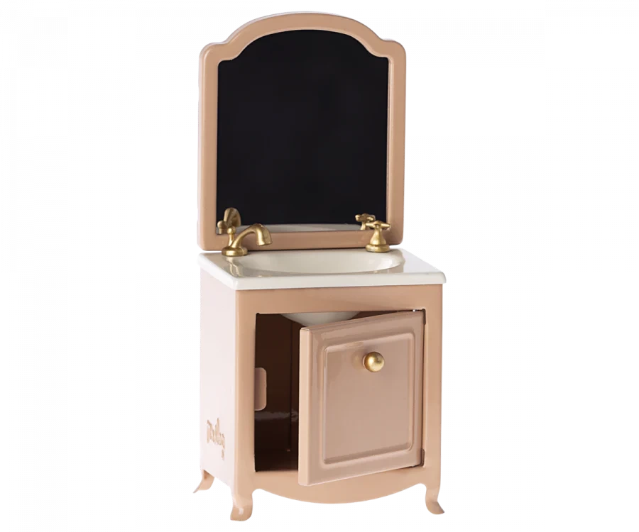 Maileg Miniature Sink With Mirror - Image 4