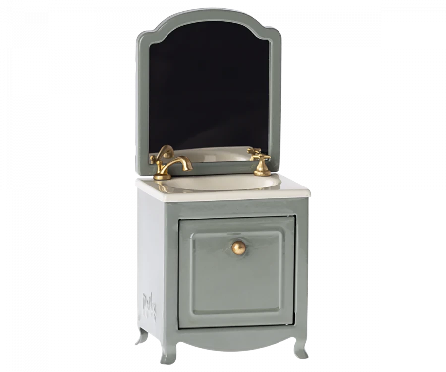 Maileg Miniature Sink With Mirror - Image 5