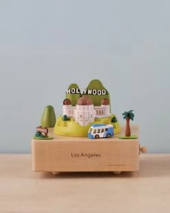Los Angeles Wooden Music Box