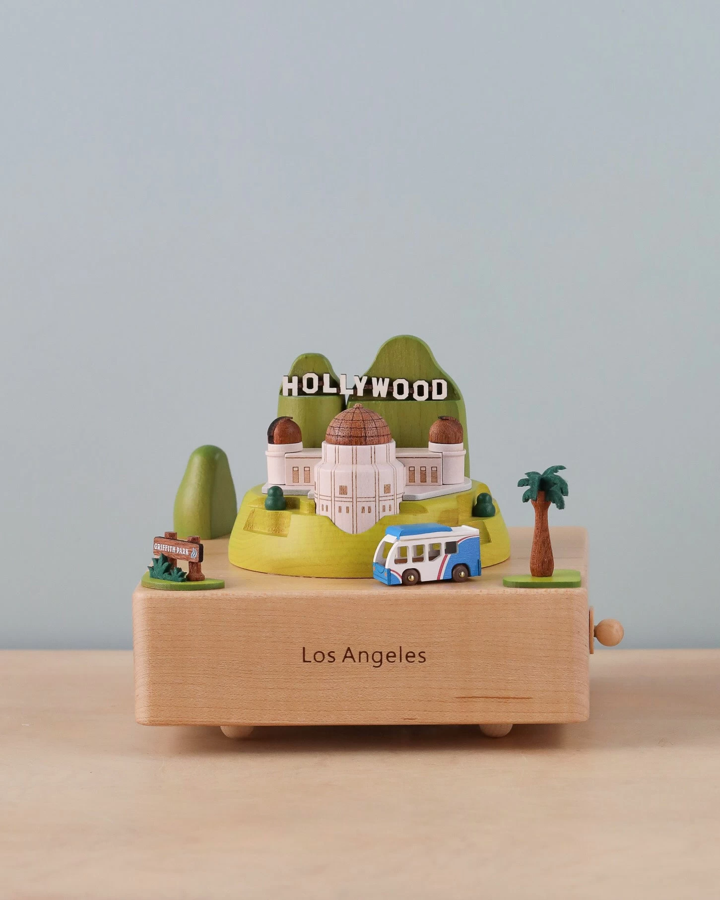 Los Angeles Wooden Music Box