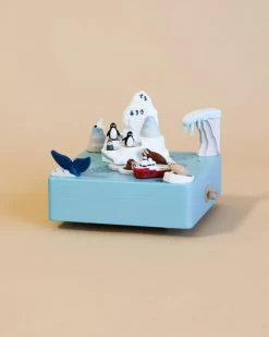 Wooden Antartica Music Box