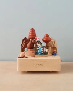 Canada Wooden Music Box