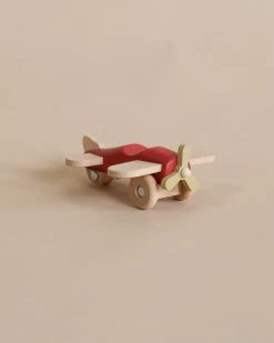 Konges Sløjd Wooden Red Airplane