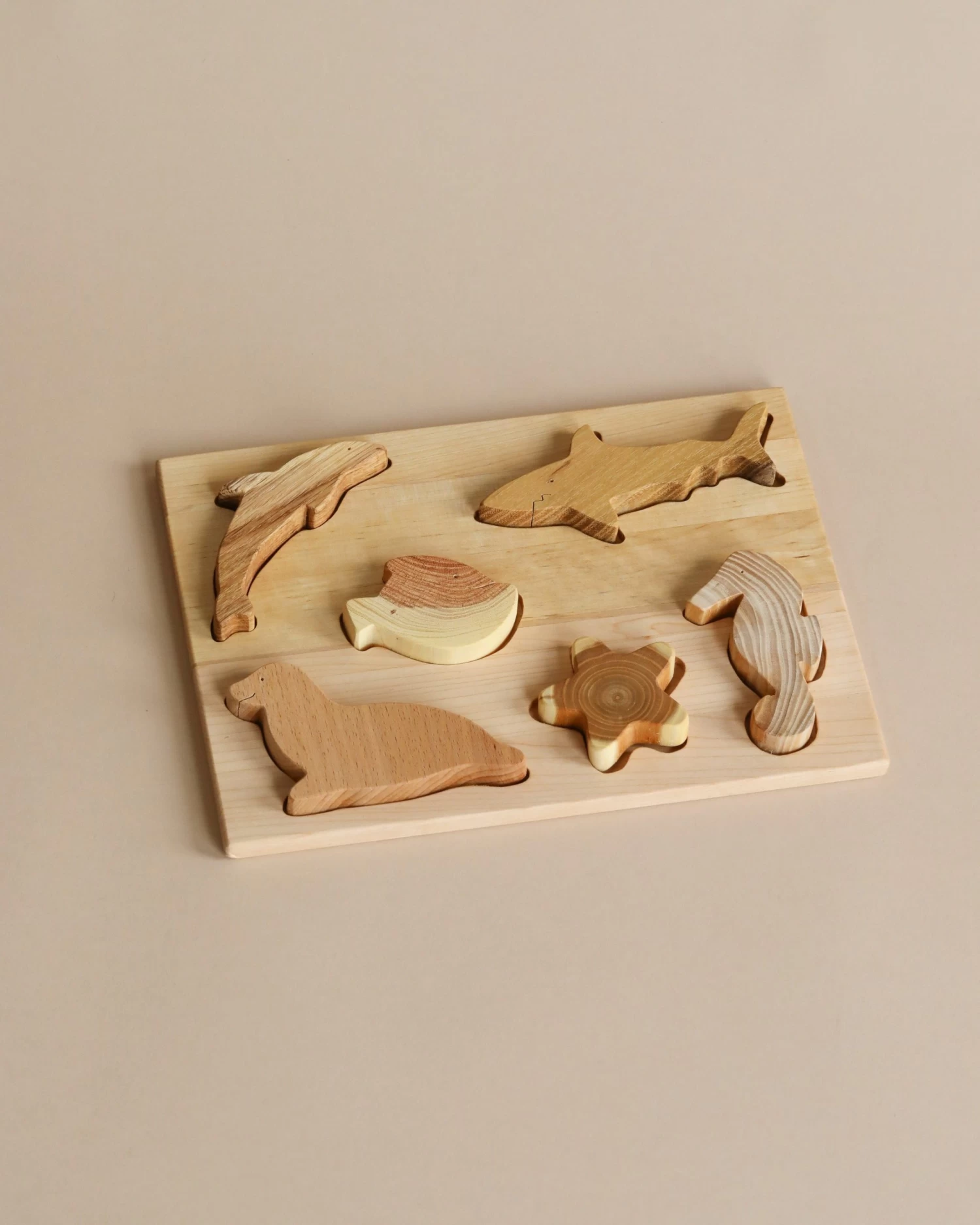 Handmade Wooden Ocean Puzzle