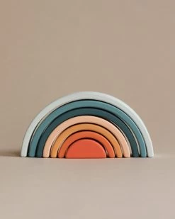 Handmade Mini Rainbow Stacker - Lagoon