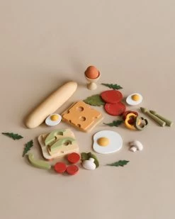 Sabo Concept Handmade Wooden Breakfast Set - Vegetarian