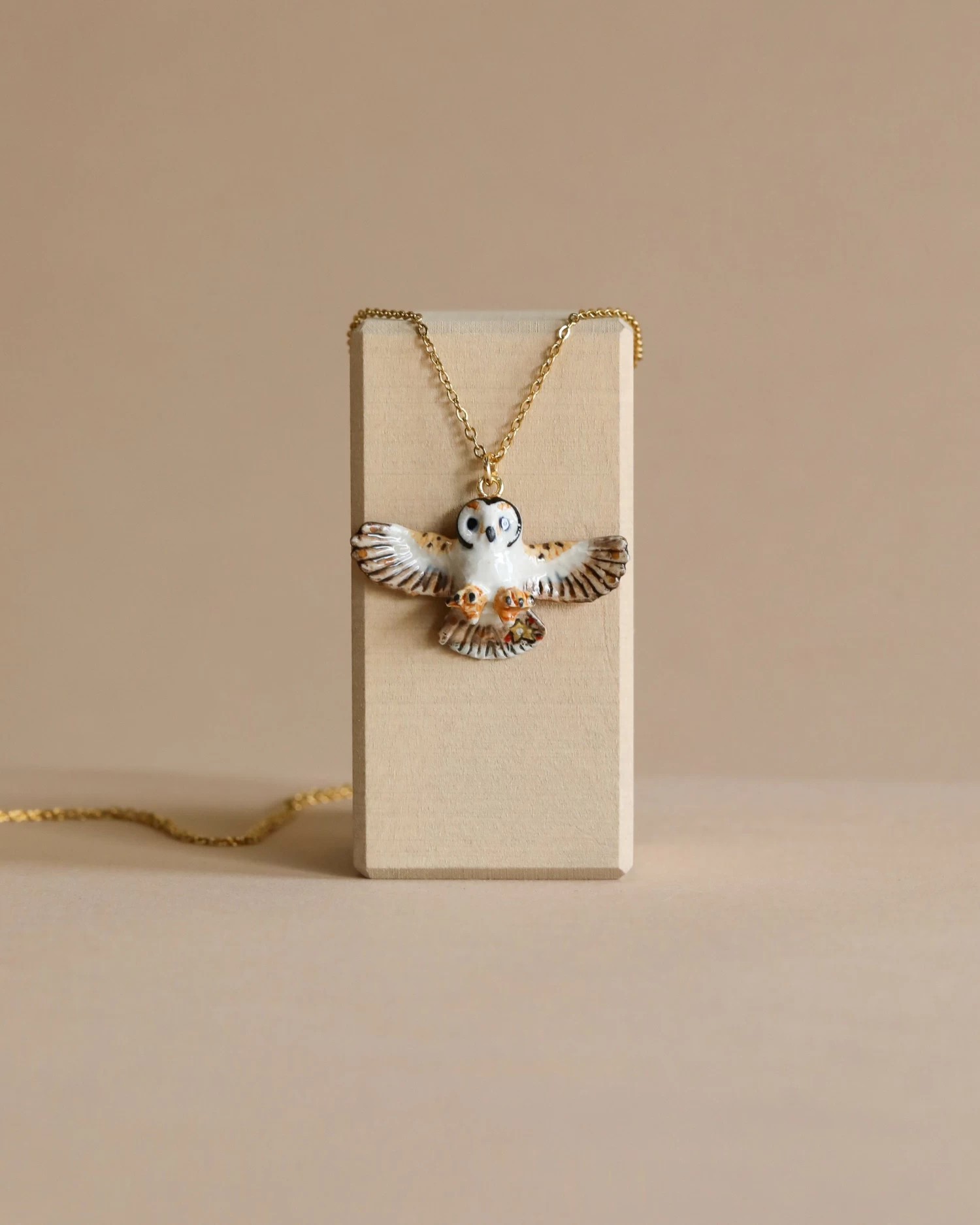 Barn Owl Necklace