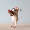 Felt Mouse With Book