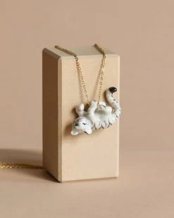 White Tiger Cub Necklace