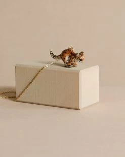 Cheetah Cub “Touch Of Gold” Necklace