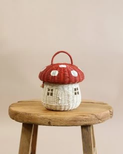 Olli Ella | Red Mushroom Basket