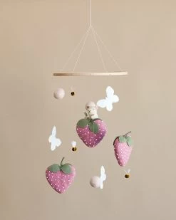 Handmade Mobile - Field Of Strawberries