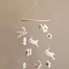 Handmade Mobile - Jumping Bunnies