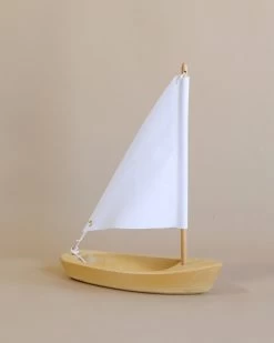 Handmade Wooden Sailboat