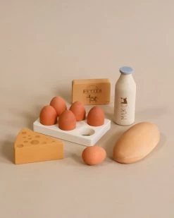 Sabo Concept Handmade Wooden Dairy Set