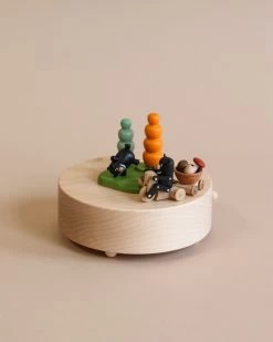 Wooden Bear Music Box