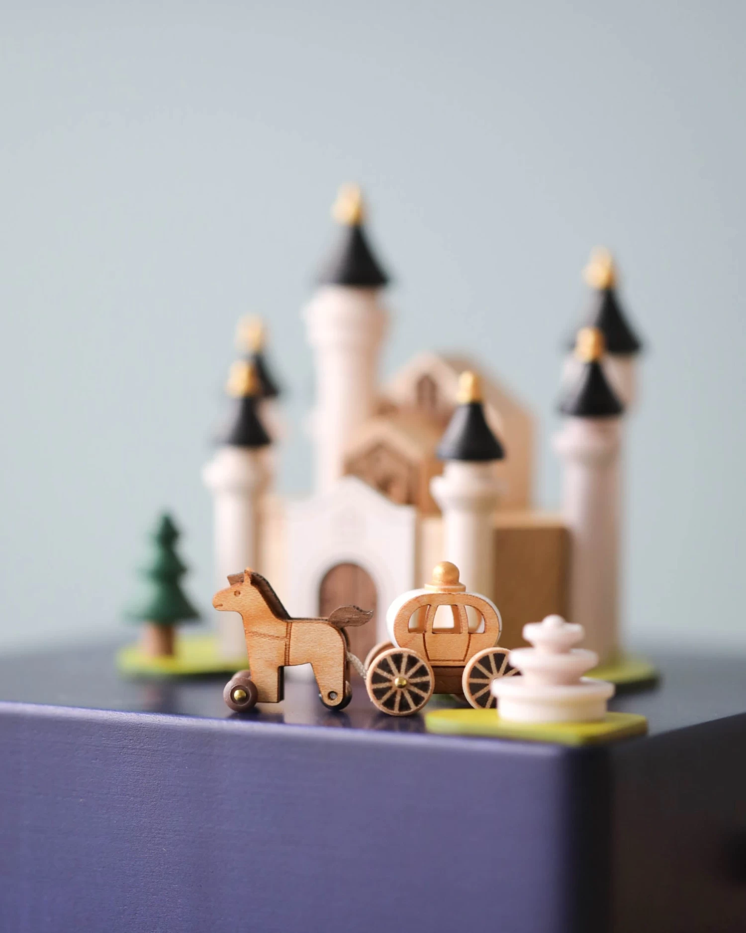Wooden Castle Music Box - Image 2