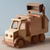 Dk Handmade Wooden Garbage Truck