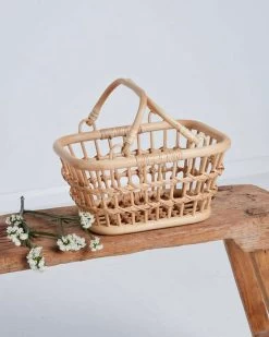 Rattan Shopping Basket
