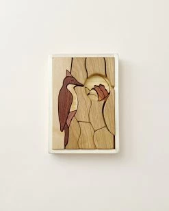 Handmade Double Layer Wooden Puzzle - The Nest