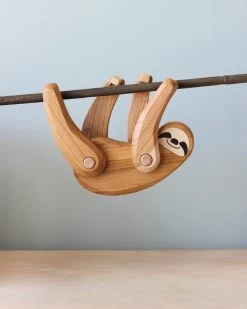 Handmade Wooden Sloth