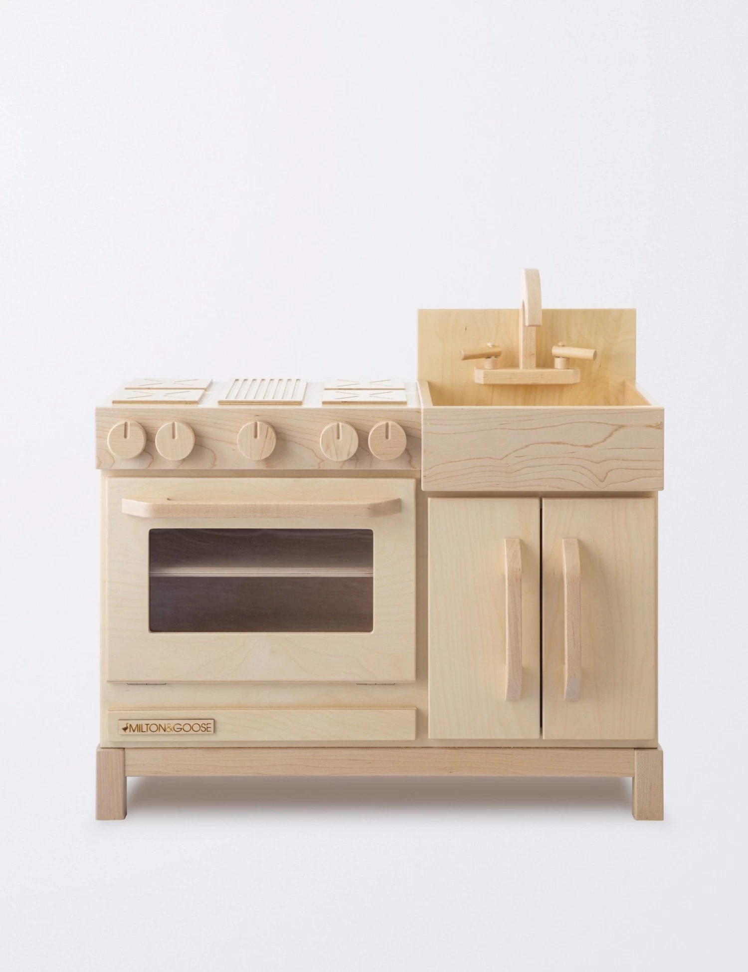 Milton & Goose Wooden Play Kitchen - Made In USA - Image 6