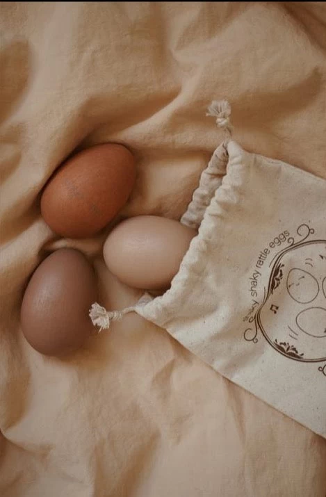 Konges Sløjd Wooden Egg Rattles - Image 2