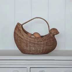 Olli Ella Rattan Chicken Basket
