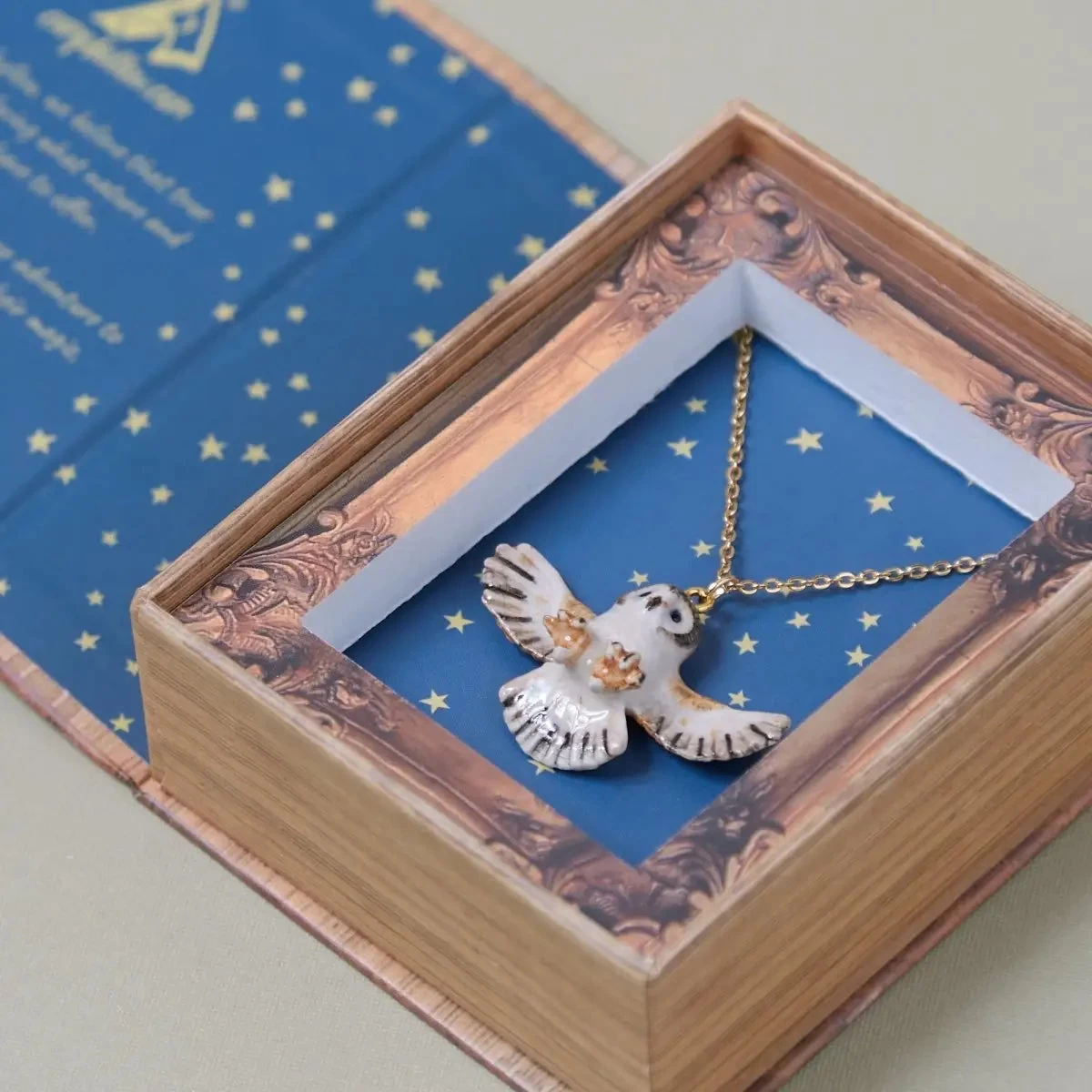 Barn Owl Necklace - Image 3