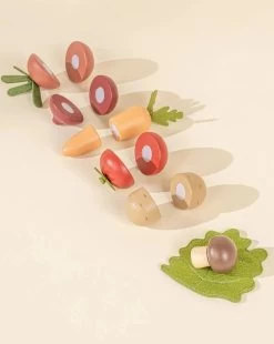 Sliceable Wooden Vegetables