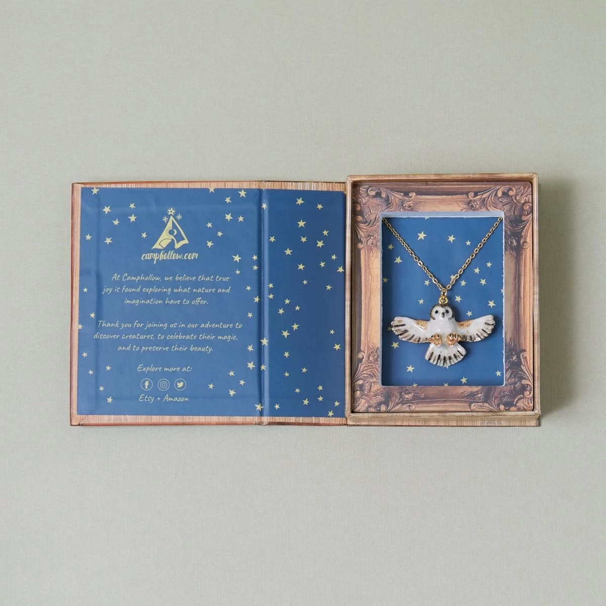 Barn Owl Necklace - Image 4