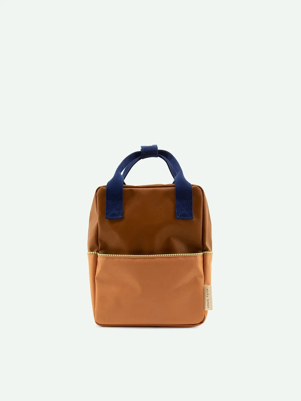 Sticky Lemon Backpack Small | Color Blocking | Meet Me In The Meadows | Treehouse Brown - Image 2
