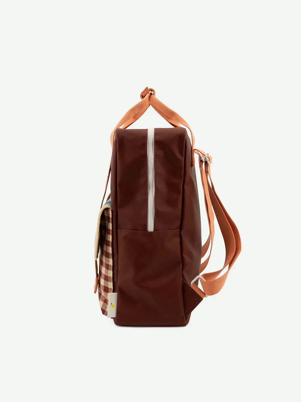 Sticky Lemon Backpack Large | Gingham | Cherry Red + Sunny Blue + Berry Swirl - Image 4
