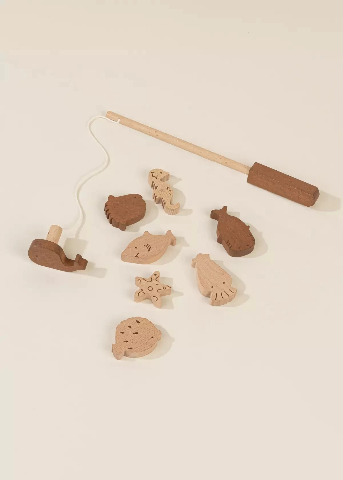 Wooden Fishing Game With Bag - Image 2